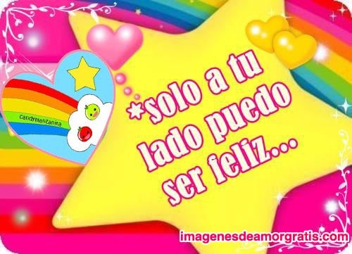 imagenes de amor solo a tu lado puedo ser feliz