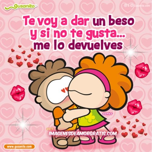 imágenes de amor te voy a dar un beso